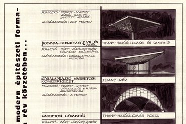 Előkészítő tanulmány a tihanyi rév autóbuszvárójának tervéhez, 1971 - forrás: Lechner Tudásközpont fotótára