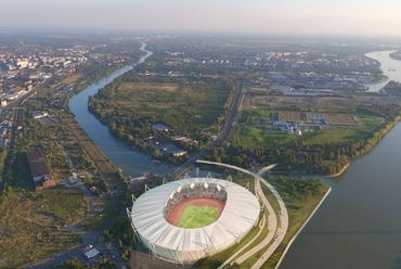 Budapesti Atlétikai Stadion - építész: Bordás Péter