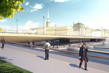 A megújuló Slussen látványterve - tervező: Norman Foster - forrás: www.stockholm.se