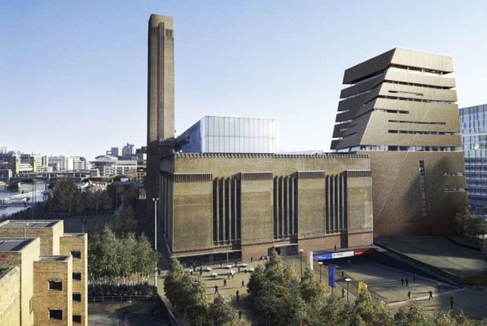 A Tate Modern múzeum új szárnya, Herzog De Meuron