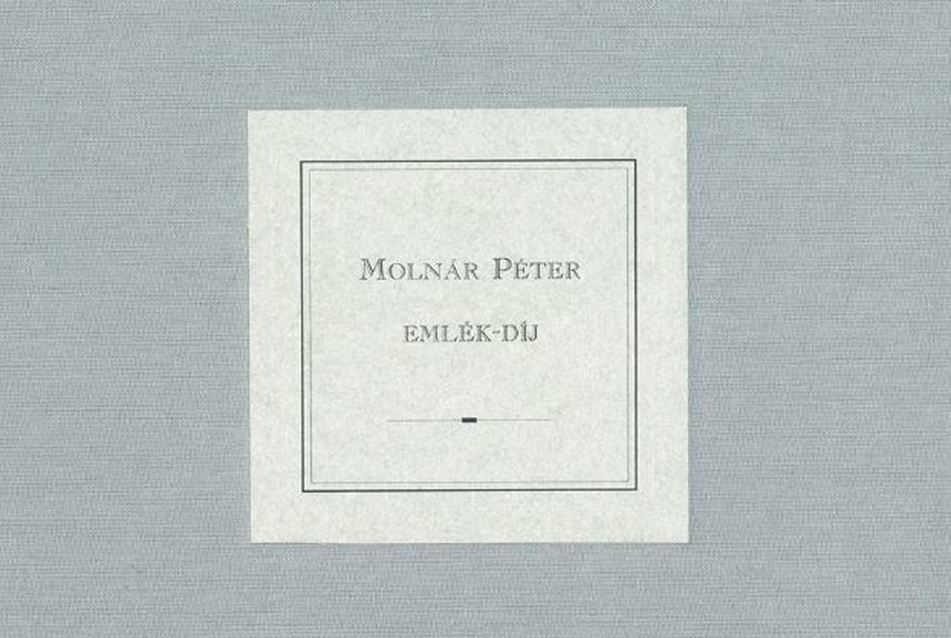 Idén is átadták a Molnár Péter-emlékdíjat