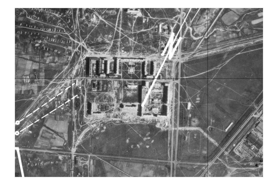 Kazán városi repülőtere, légi felvétel, 1940, Sotsgorod