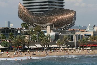 Olympic Fish, Barcelona, 1992 - építész: Frank Gehry - fotó: Wikipédia