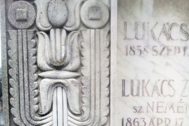 Lukács Zsigmond síremlék, 1913, Lajta Béla
