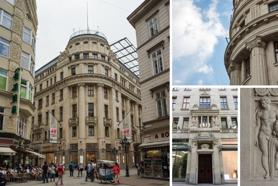 A Pesti Hazai Első Takarékpénztár (1915), később Budapest Bank és Értéktőzsde, ma Váci 1 iroda- és üzletház - fotó: Kis Ádám