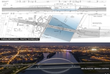 építész: dr. Gajdos István, Gajdos Gergő (A.D.U. Építész Iroda Kft.) - hídtervező: Mátyássy László, Pálossy Miklós (Pont-TERV Zrt.)