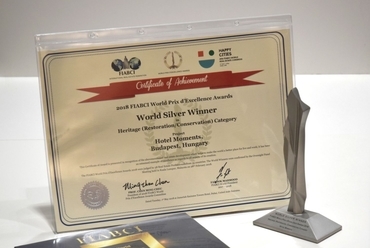 Hotel Moments - World Silver Winner oklevél