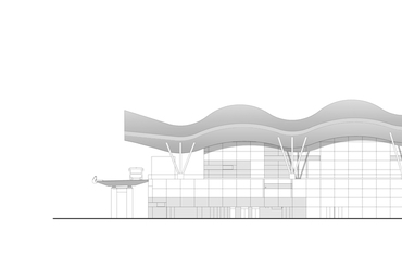 Nemzetközi repülőtér, Zágráb - építész: Kincl, Neidhardt, Institut IGH