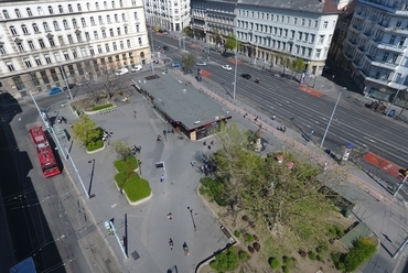 Felülről a Podmaniczky tér. 