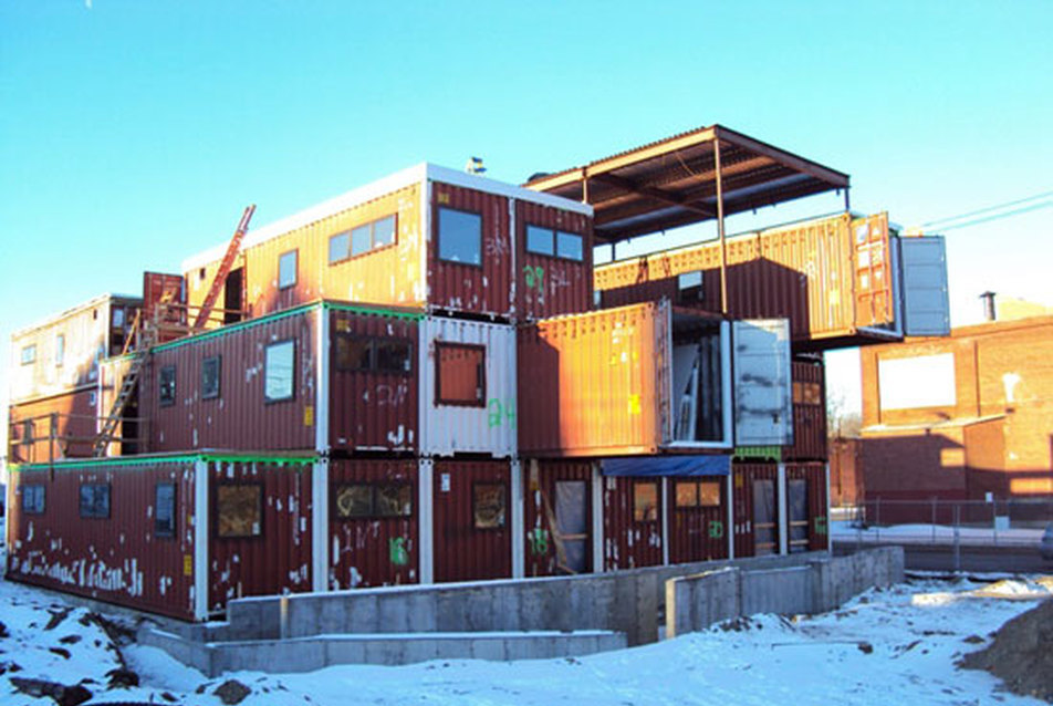 Box Office irodaház, Truth Box Architects, Providence, USA, 2010., fotó: designboom.com