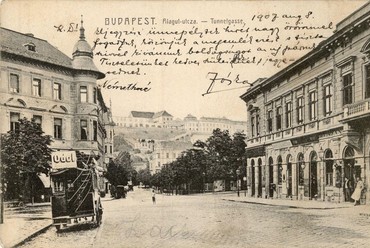Az Alagút u. 1907-ben, forrás: Hungaricana