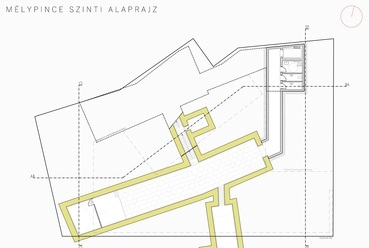 A kulturális- és történeti bemutatóközpont rajzai.