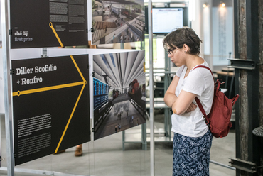 Az Új Közlekedési Múzeum tervpályázat kiállításának megnyitója / fotó: Nyitrai Dávid