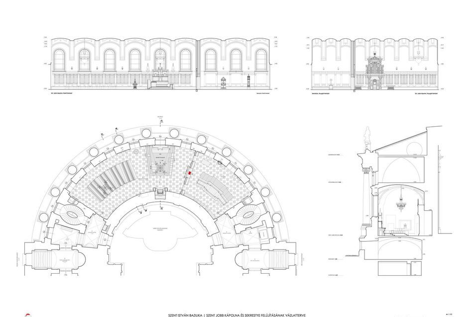 Szent Jobb kápolna és sekrestye helyreállítása és revitalizációja, BZS50 Műterem, 2019.