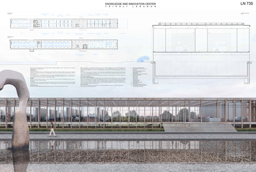 A harmadik helyre sorolt Arquivio Architects tervei a tripoli Tudás- és Innovációs Központhoz. Forrás: Tripoli Special Ecomonic Zone, tsez.gov.lb