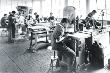 A tumlingeni üzem az 1950-es években, Forrás: Fischer Group