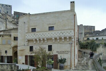 Sasso Caveoso, felújított épület. Fotó: Lampert Rózsa