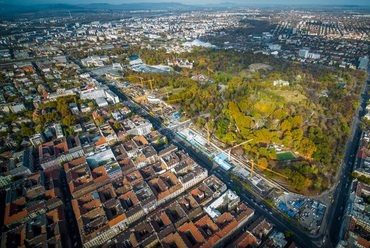 A Városliget madártávlatból, Forrás: Városliget Zrt.