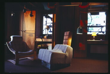 A Zalotay-házban. Fotó: Lugosi Lugo László, 1990 körül