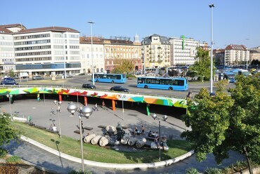 A budapesti Boráros tér. Fotó: Christo, Wikimedia Commons