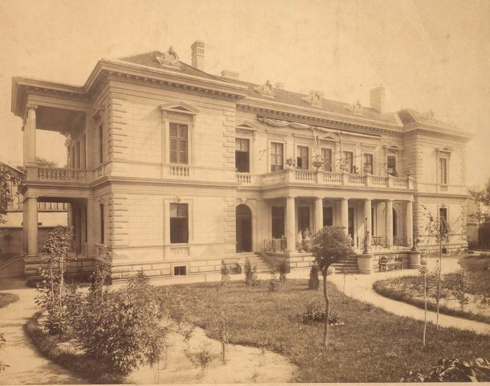 Budapest, Damjanich út 51. (Dózsa György út 74.), 1882 körül, Klösz György felvétele (Budapest Főváros Levéltára, HU BFL XV.17.i.1 - PM173/3)