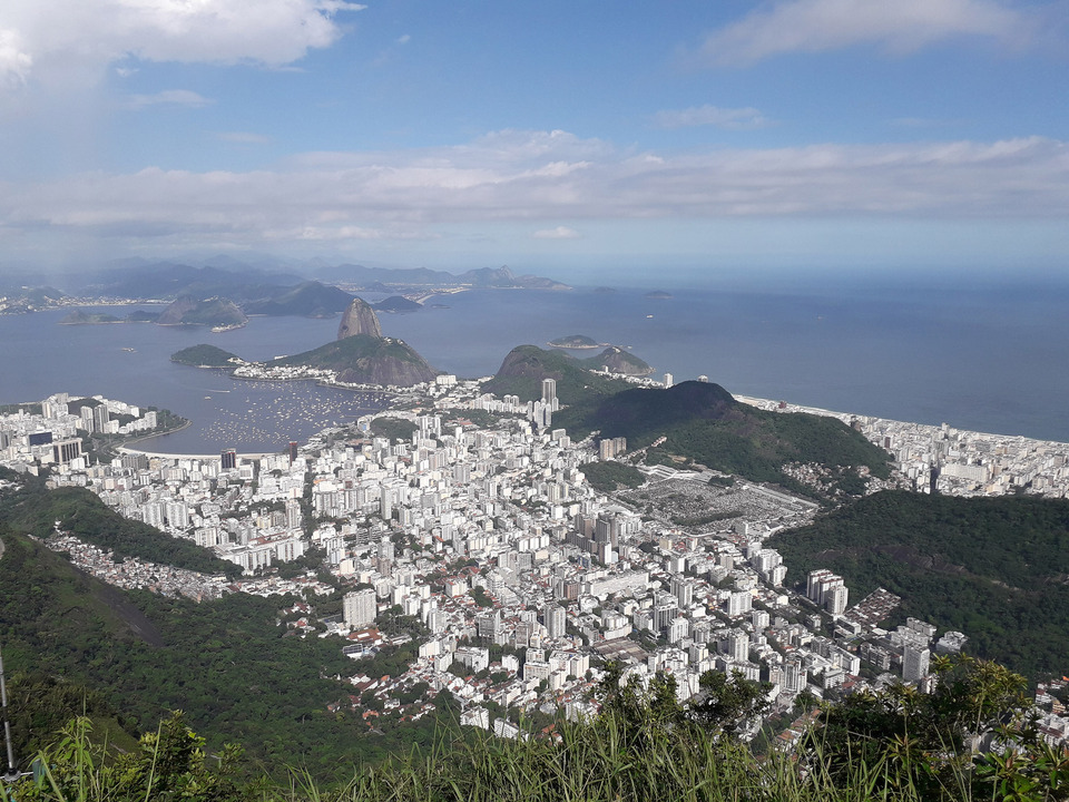 Corcovado-hegy, kilátás Rio de Janeiróra. Paár Eszter Szilvia felvétele, 2019.