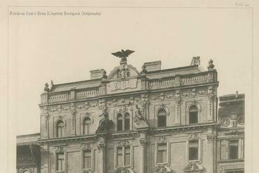 Budapest, Erzsébet körút 26., 1894 körül, tervező: Fleischl Róbert és Brüggemann György. Kép: FSZEK, Budapest Gyűjtemény