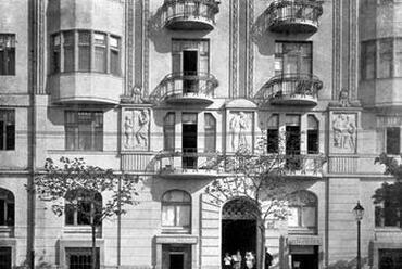Nagy Virgil (1859-1921) építész bérháza - fotó: Erdélyi Mór 1913 