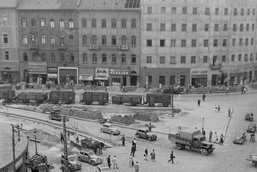 1950 - Magyarország,Budapest V.,Budapest VI. Nyugati (Marx) tér. Forrás: Fortepan, adományozó: Magyar Rendőr