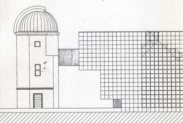 Szász Mária egyetemi terve a bicskei csillagvizsgáló rekonstrukciójára és planetáriummal való bővítésére, 1982