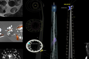 ThyssenKrupp Elevator International Competition, 2009 – The Dubai Sun, naptorony terve Dubajba (pályázati anyag)