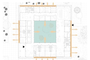  „Speci” speciális gyermekotthon és utógondozó a Dürer Kertben  -  Kéri Juli diplomamunkája - MOME Építészeti Intézet, 2020