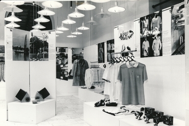 Nívódíjas termékek kiállítása a Gerlóczy utcában, 1982. Forrás: a Design Center archívuma