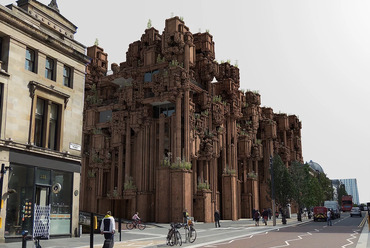 Barry Wark víziója a Glasgow School of Art rekonstrukciójára. Kép (c) Barry Wark Architect