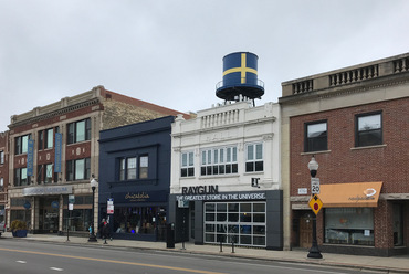 Andersonville főutcája, a North Clark Street. – fotó: Benkő Melinda 2020 március