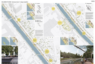 Reclaiming the River: 2. helyezett: helyezett: S.C. BAZA. Deschidem orașul SRL (Románia) és Interscalar (Hollandia)