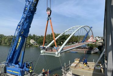 Tisza-híd építése