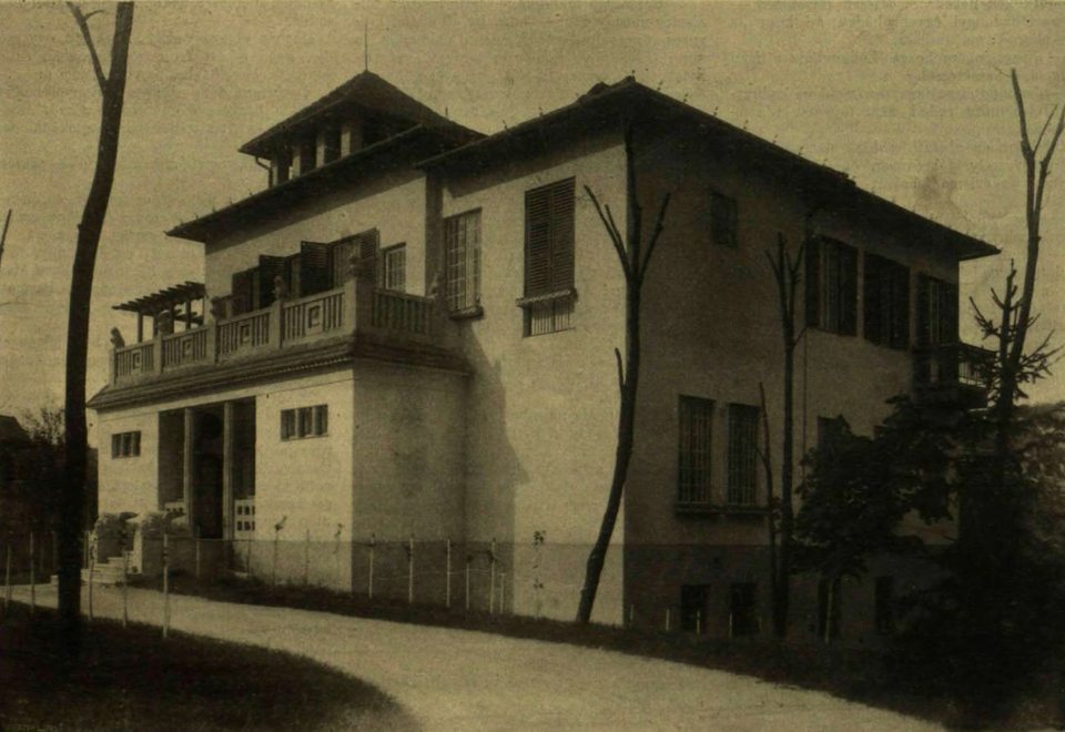 Budapest, Hűvösvölgyi út 85., 1913-ban, tervező: Jánszky Béla és Szivessy Tibor (Vasárnapi Újság, 1913/28., 548. o.)