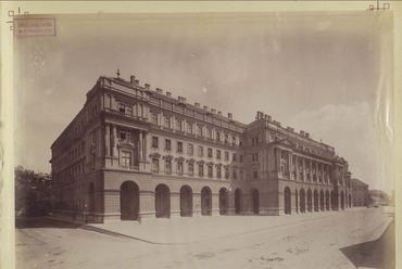 A Földművelésügyi Minisztérium épülete 1895-ben., Forrás: Fortepan / Budapest Főváros Levéltára. Levéltári jelzet: HU.BFL.XV.19.d.1.07.057