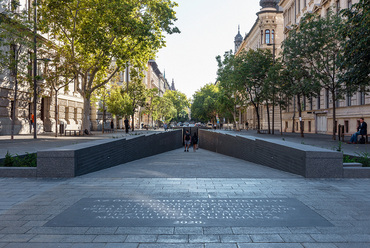 A Nemzeti Összetartozás Emlékhelye Budapesten, az Alkotmány utcában. Fotó: Réthey-Prikkel Tamás