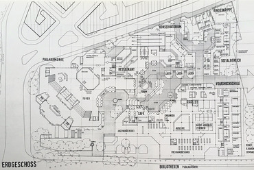 Kulturális központ terve, München, Németország, 1975, SWP