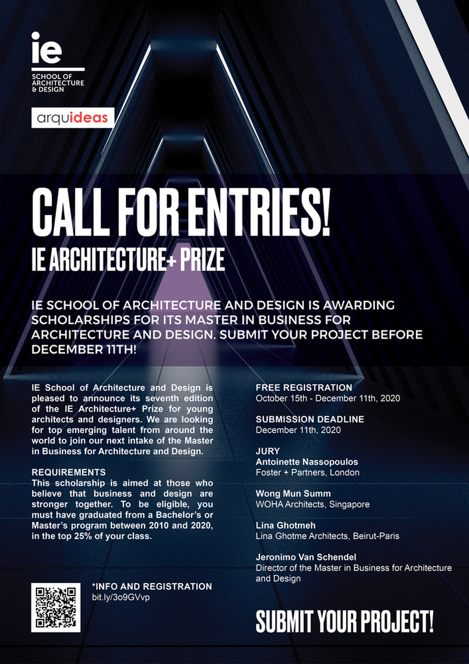 Megindult a nevezés a 7. IE Architecture+Prize ösztöndíjra