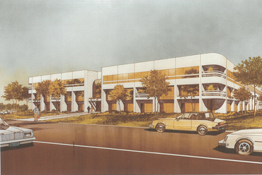 Atrium at Foothill, Pleasanton, California, 1981, irodaház