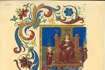 Rómer Flóris: Gersei Pethő János címereslevele, Akvarellmásolat, Forrás: MÉM MDK Tudományos Irattár, ltsz. K 435/72
