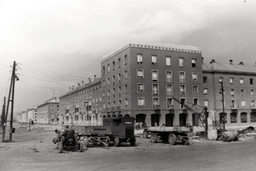 Kerepesi út - Örs vezér tere sarok, 1955., Forrás: Fortepan, Adományozó: Samodai József Zuglói Helytörténeti Műhely