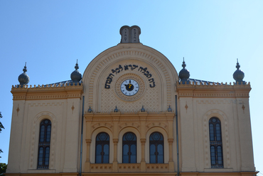 Pécs, Zsinagóga, tervező: Feszl Frigyes, Gerster Károly és Kauser Lipót (a szerző felvétele)