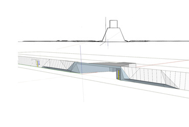 Az Ecseri út állomás felújításának tervrajzai – 3D terv – Forrás: Bright Field Studios