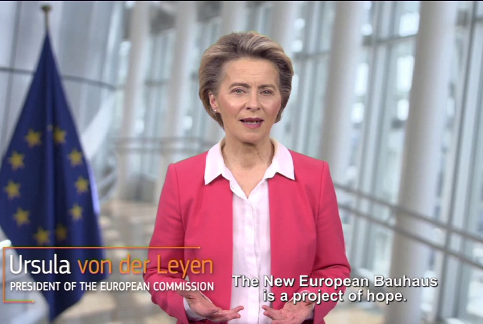 Új Európai Bauhaus - Ursula von der Leyen programindító videóüzenete