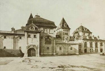 Budapest, a Dreher Sörgyár 1900 körül, tervező: Feszl Frigyes (Képeslap)