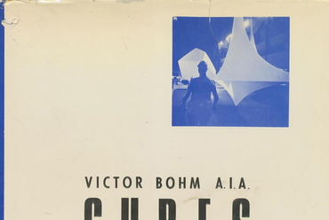Victor Bohm A.I.A. kötete, Cubes and Man: A Psychological View of Architecture (New York: Psychological Library Publishing, 1969) címlapja. Forrás: Bereczki Zoltán személyes könyvtára